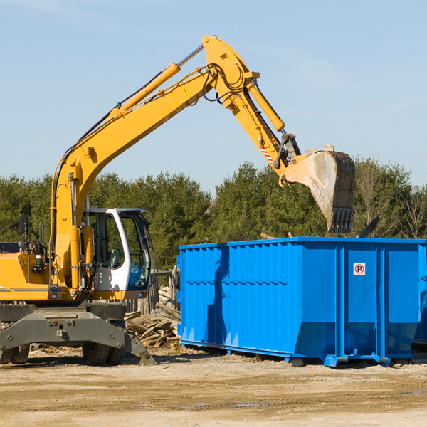 what happens if the residential dumpster is damaged or stolen during rental in Corinth